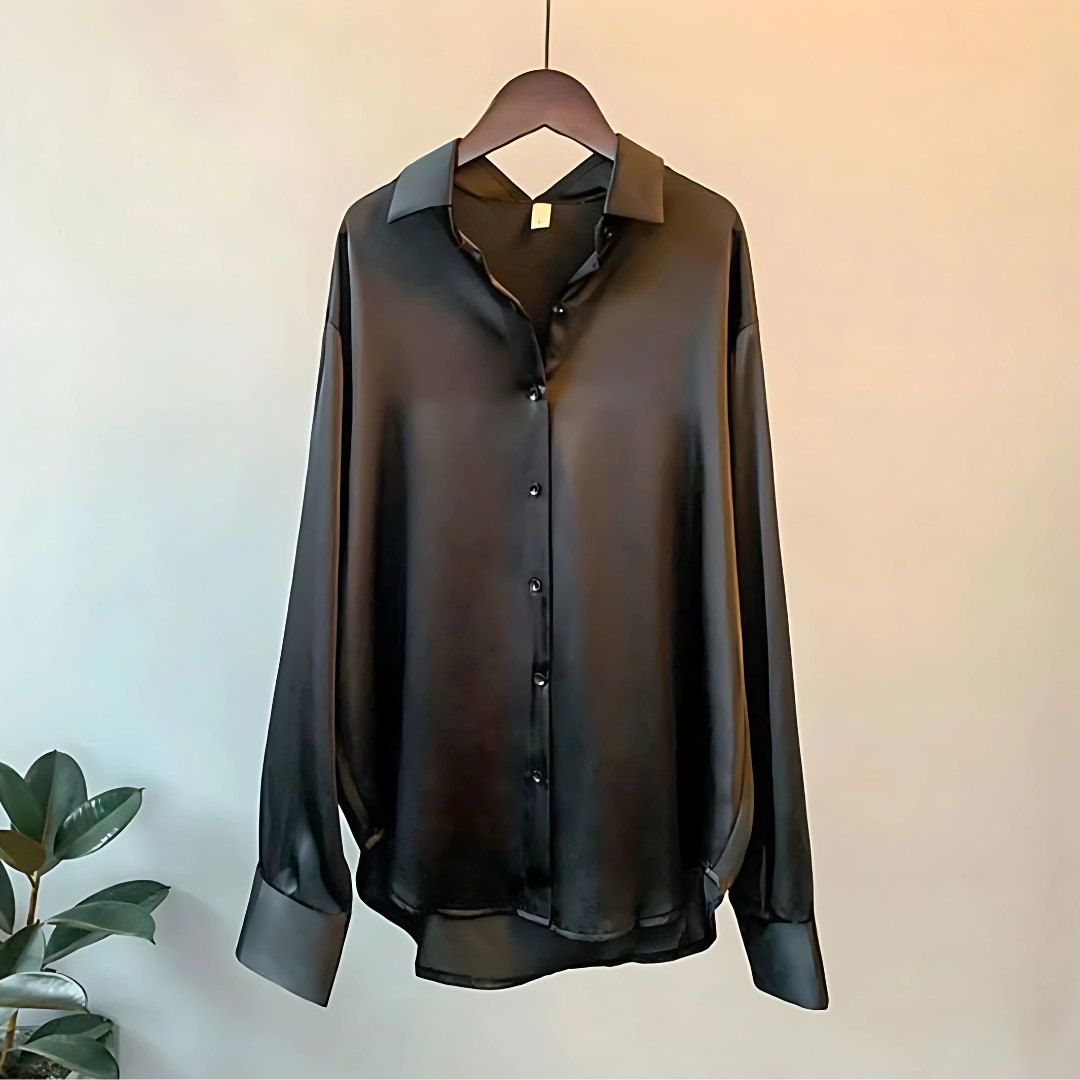 Celine – Blusa Clásica con Botones