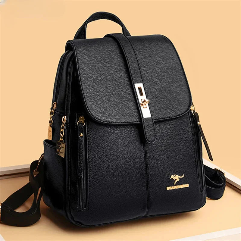 Mochila de Cuero Alisa