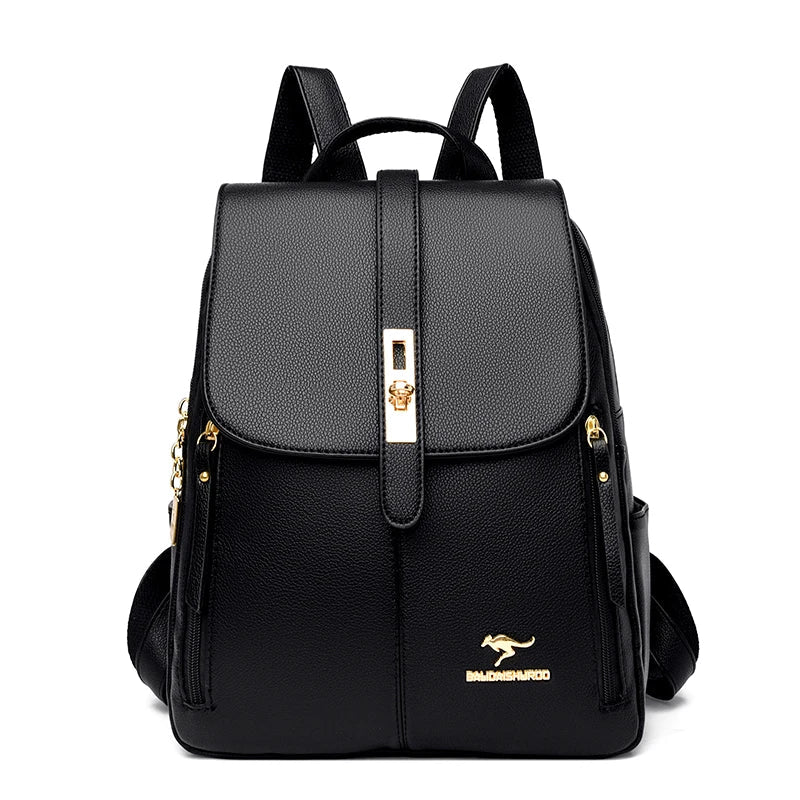 Mochila de Cuero Alisa