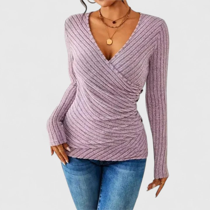 Vera | Top Elegante con Tucking