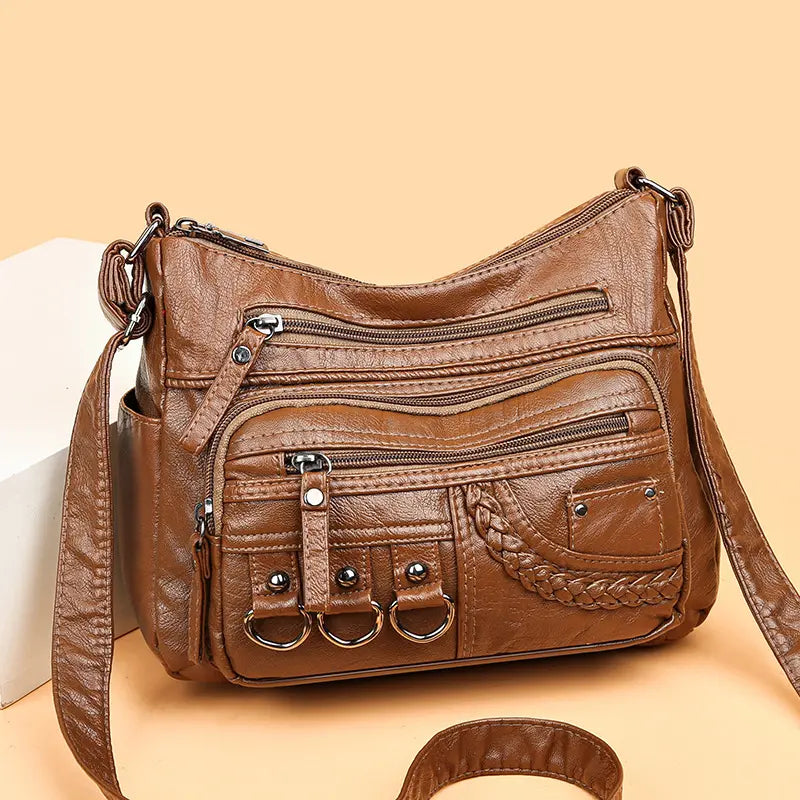 Lilith - Bolso Cruzado Multi-Capa Atemporal