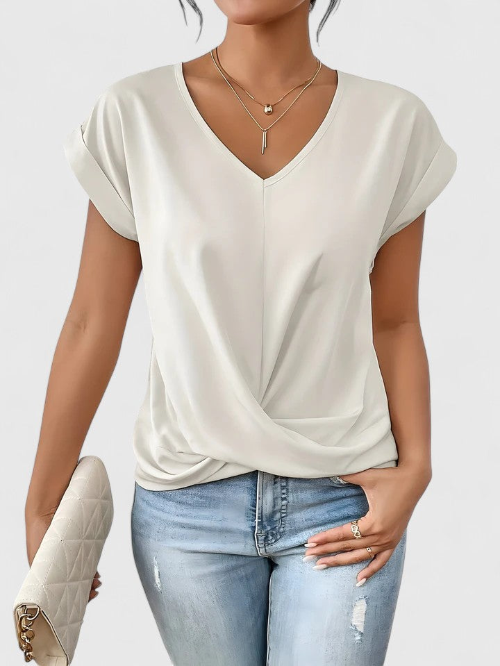 Mahrianne | Top Con Cuello En V Confortable
