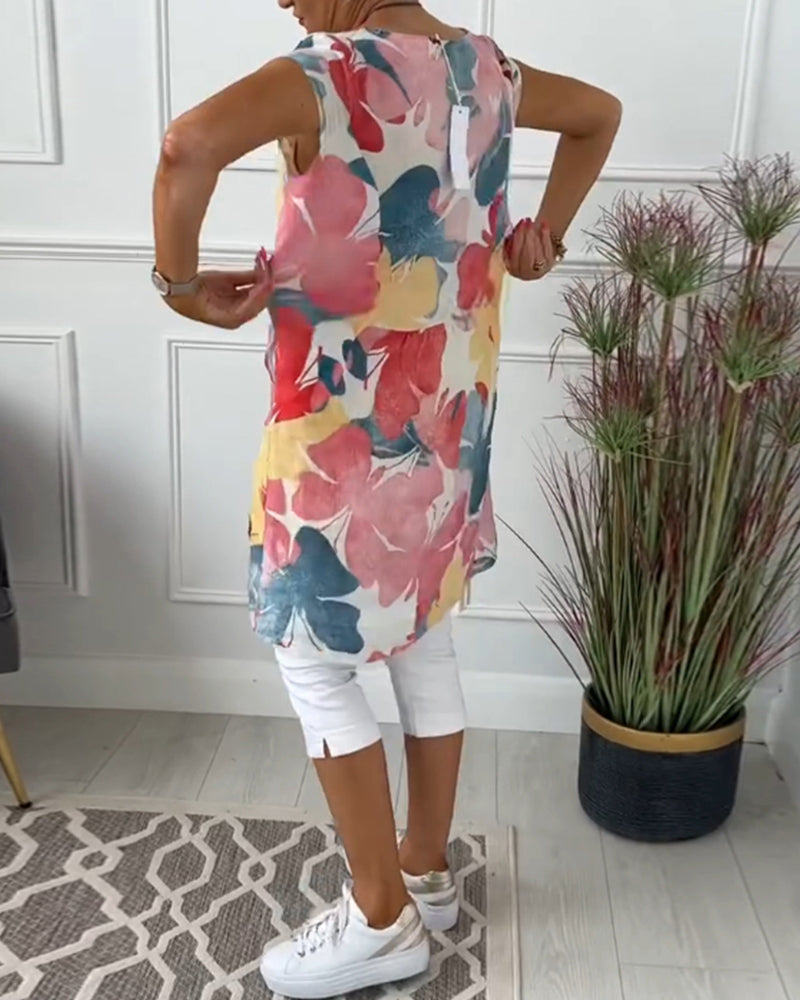 BLUSA LARGA FLORAL KLARISSA