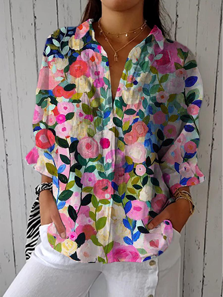 Frida | Blusa en Tela Bloom