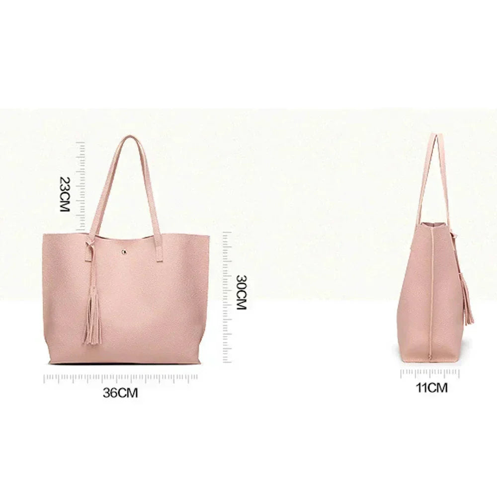 Bolso de Hombro de Cuero Suave Istar