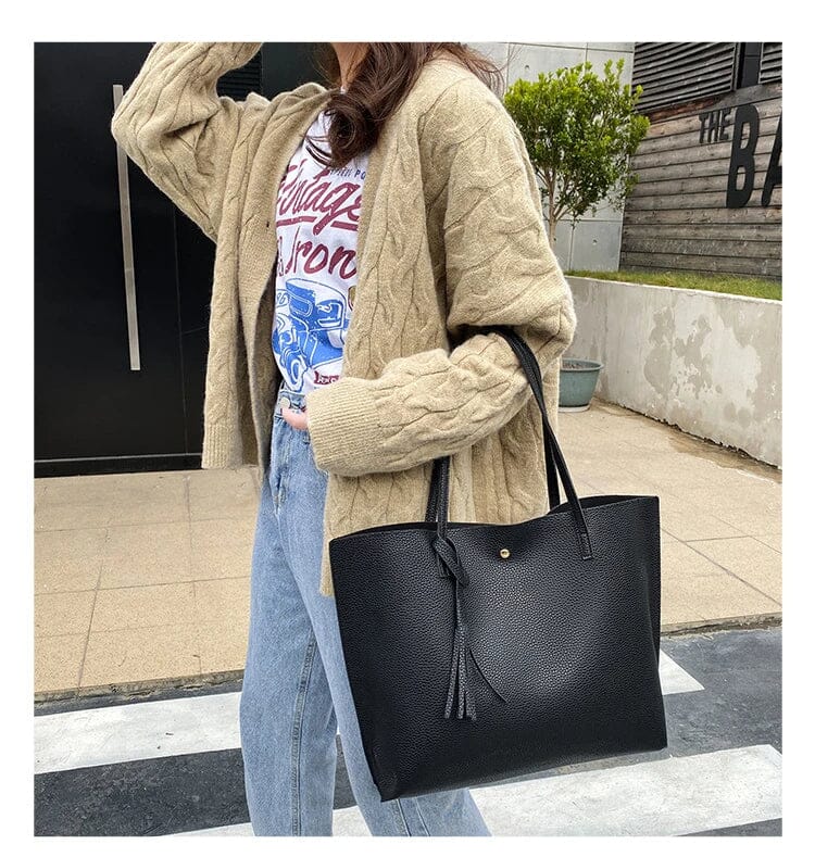 Bolso de Hombro de Cuero Suave Istar