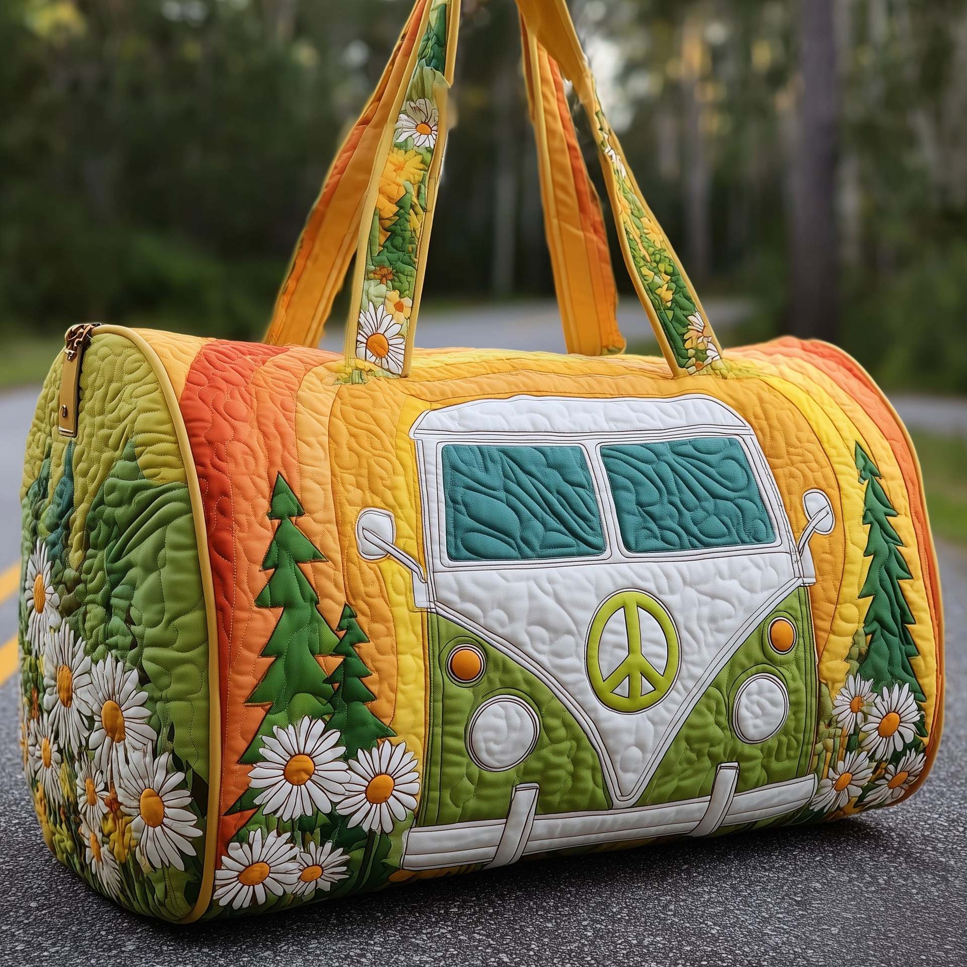 Luna – Bolsa de Viaje Acolchada con Diseño Artesanal