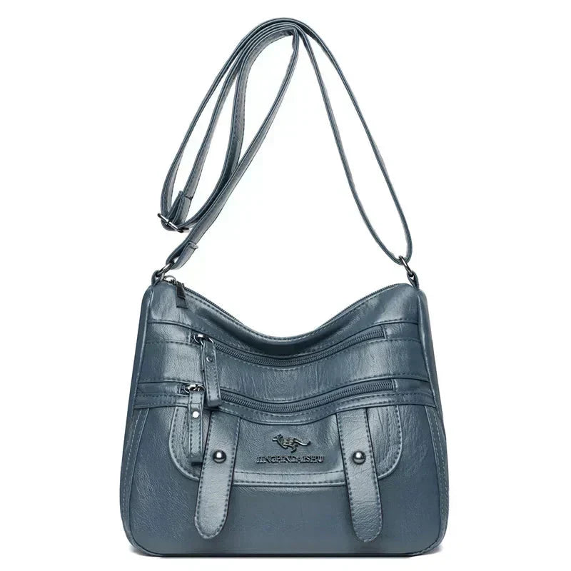 Wren | Elegante bolso retro de múltiples bolsillos de PU