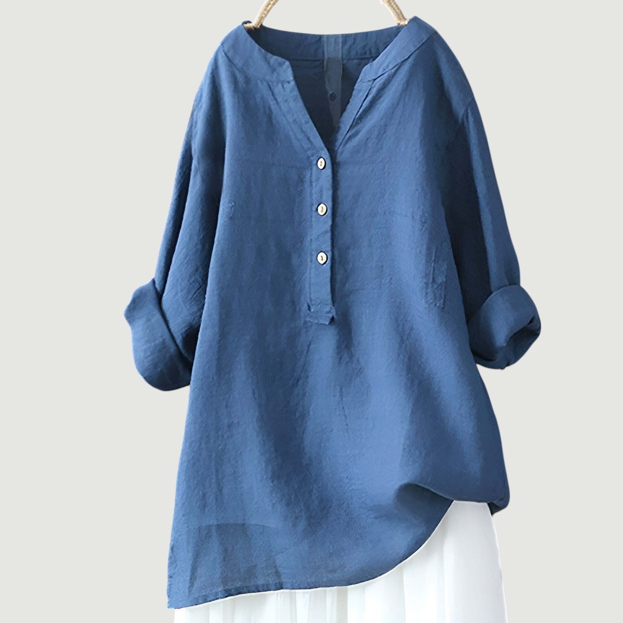 Nayeli™ - CAMISA LIGERA Y CÓMODA CON BOTONES