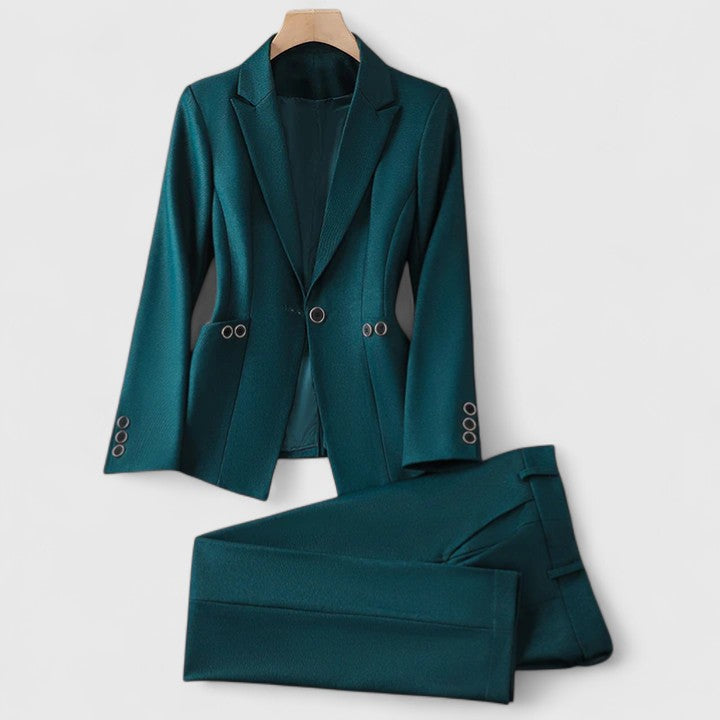 Alayzia - Conjunto de Blazer Sofisticado