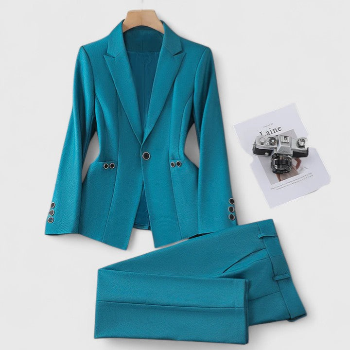 Alayzia - Conjunto de Blazer Sofisticado