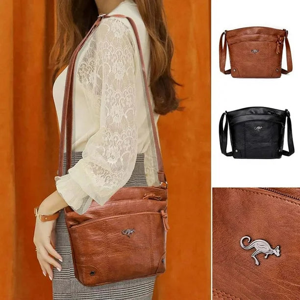 Raya - Elegante Bolso Cruzado Multi-Bolsillo