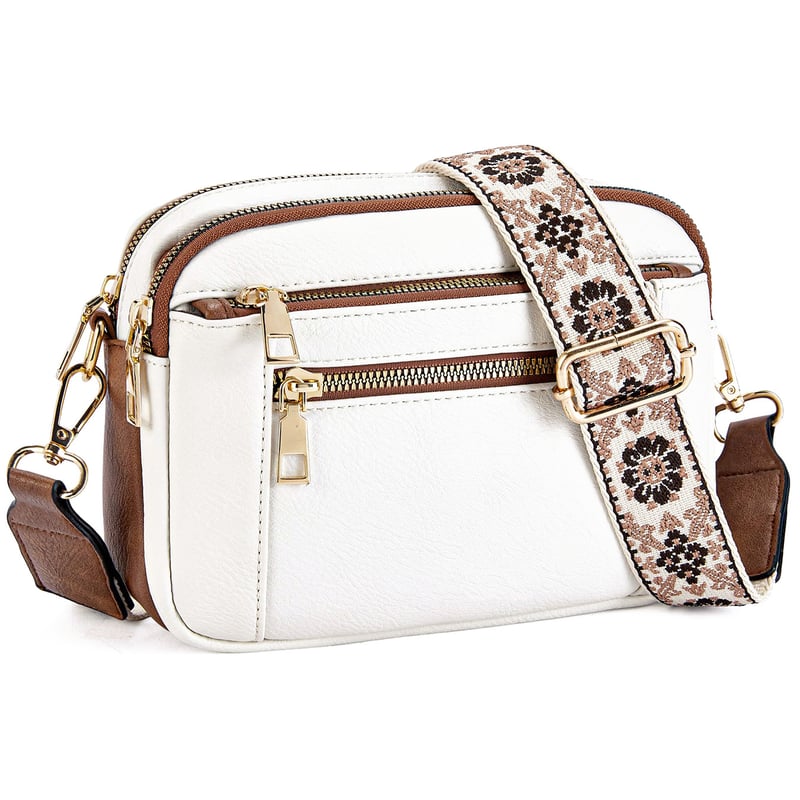 Erikka | Elegante bolso cruzado con correa ajustable con estampado