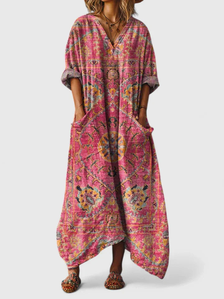 SHIELA - VESTIDO MAXI ESPÍRITU LIBRE