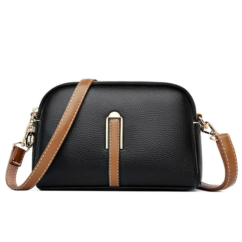 Penélope | Bolso de Hombro Compacto de Cuero Suave