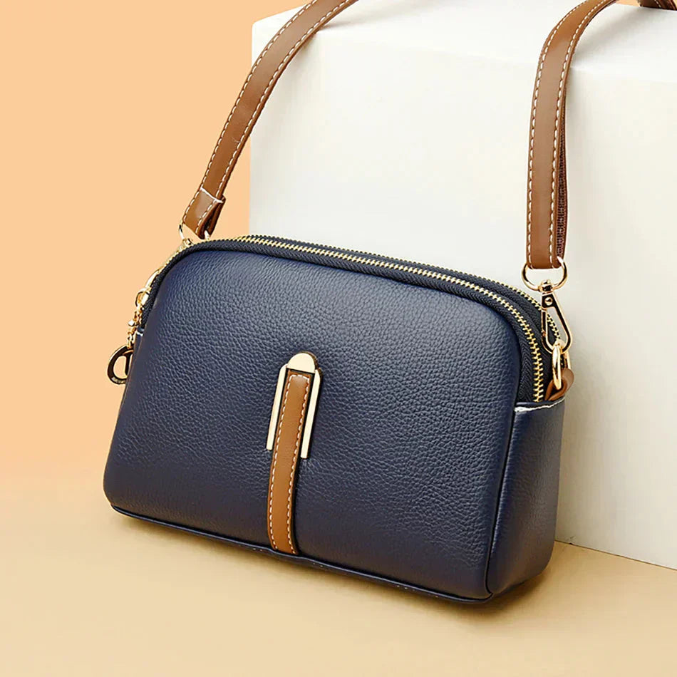 Penélope | Bolso de Hombro Compacto de Cuero Suave