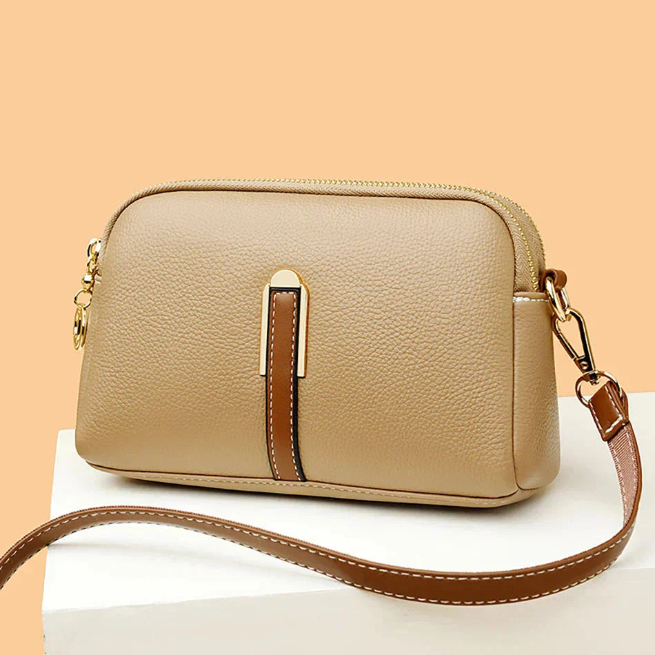Penélope | Bolso de Hombro Compacto de Cuero Suave
