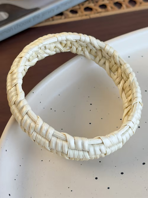 Pulsera de Ratan Trenzado