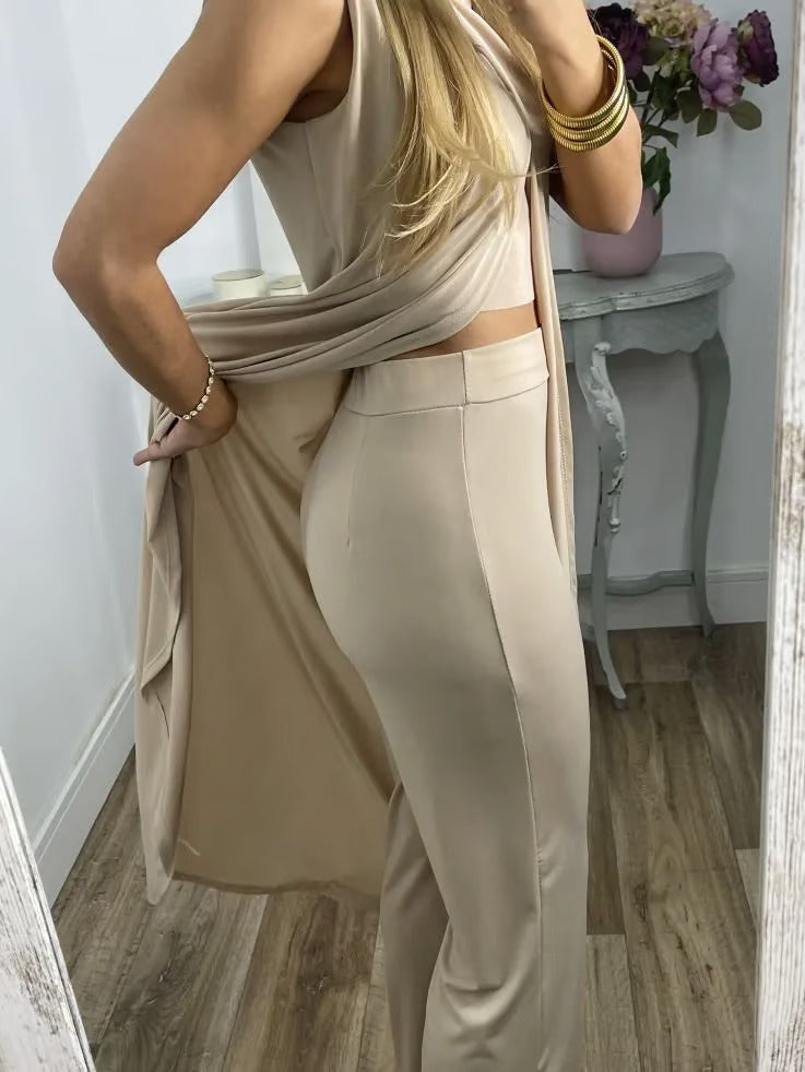 ELODIE – CONJUNTO DE TOP Y PANTALONES ULTRA-SUAVE