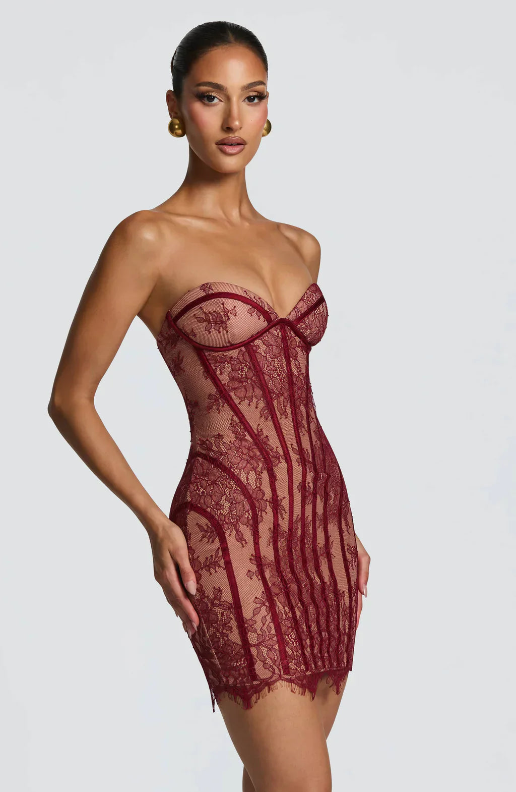 Vestido Lucette Lace Mini
