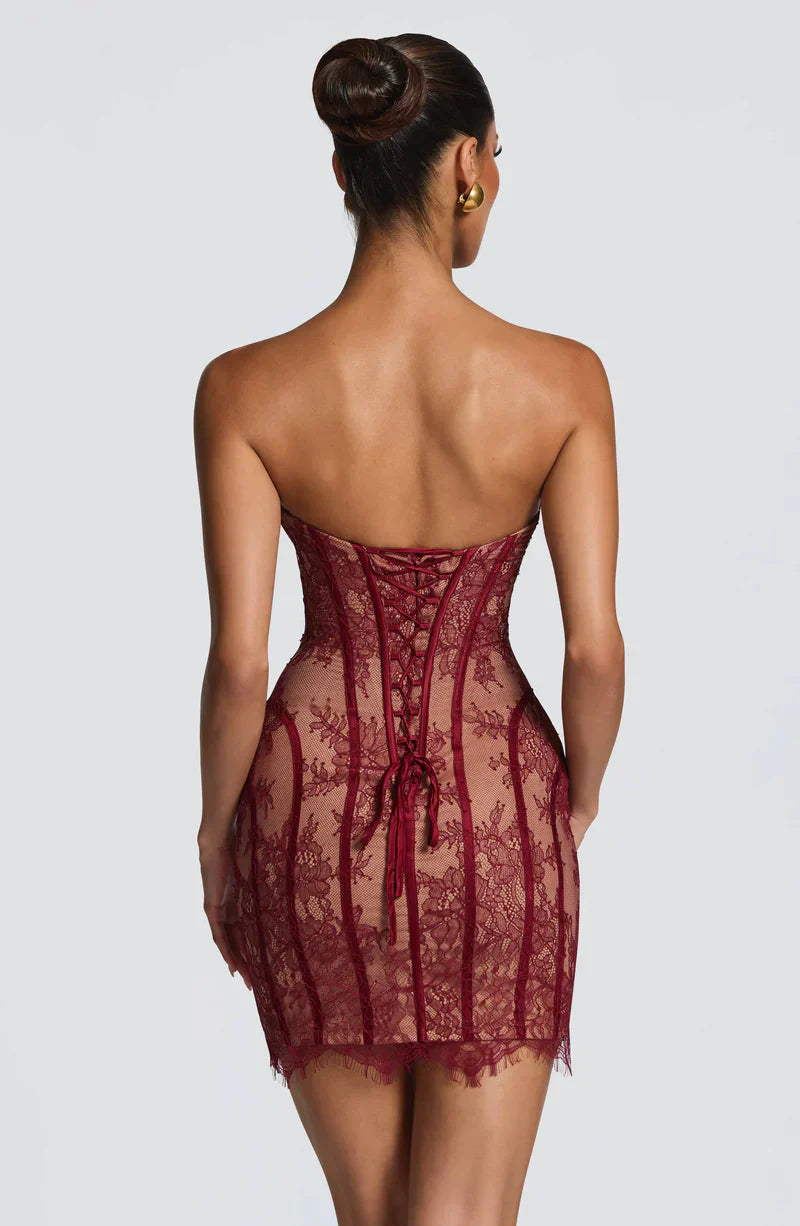 Vestido Lucette Lace Mini