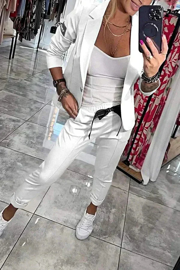 Ariane | Conjunto de Blazer y Pantalones Elegantes