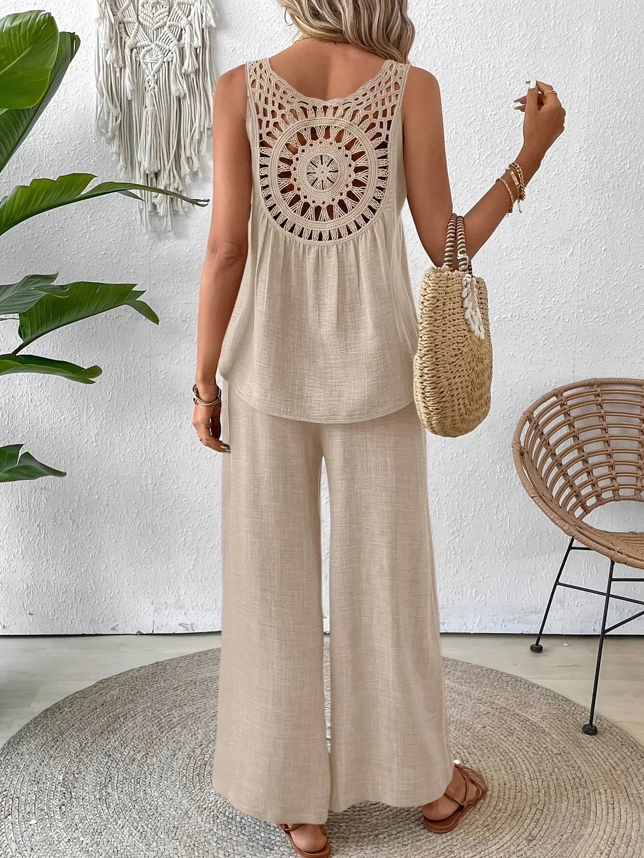 ELOWEN – CONJUNTO DE TANK Y PANTALONES PARA TODO EL DÍA