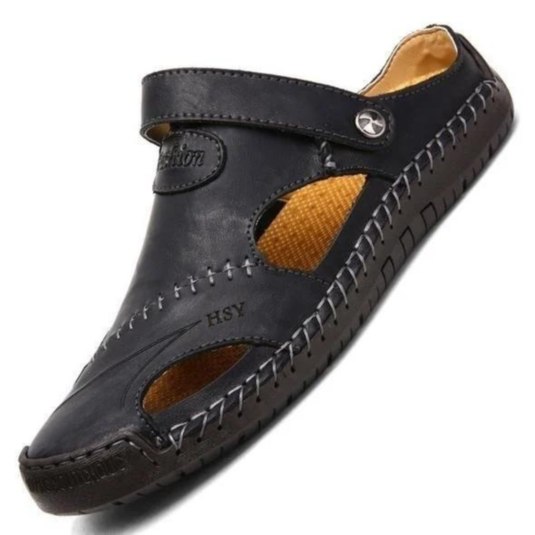 Niguel | Cómodas sandalias de piel para hombre