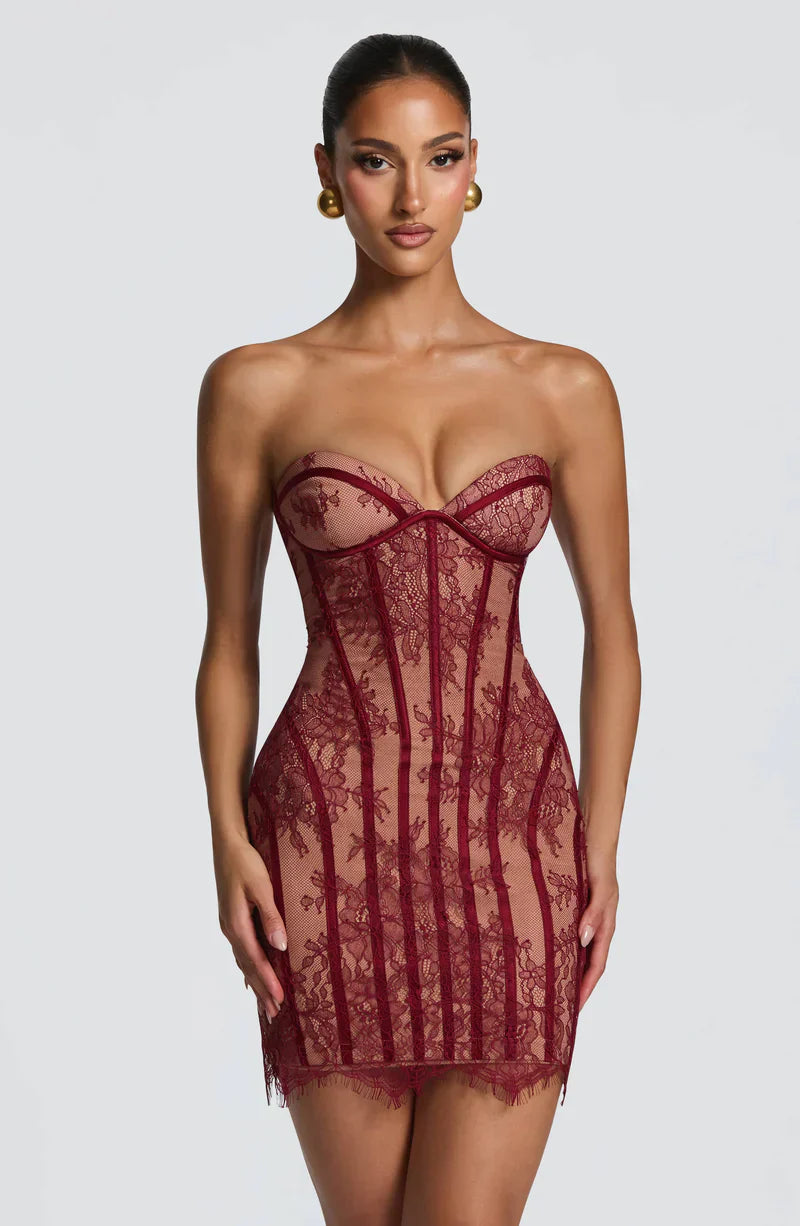 Vestido Lucette Lace Mini