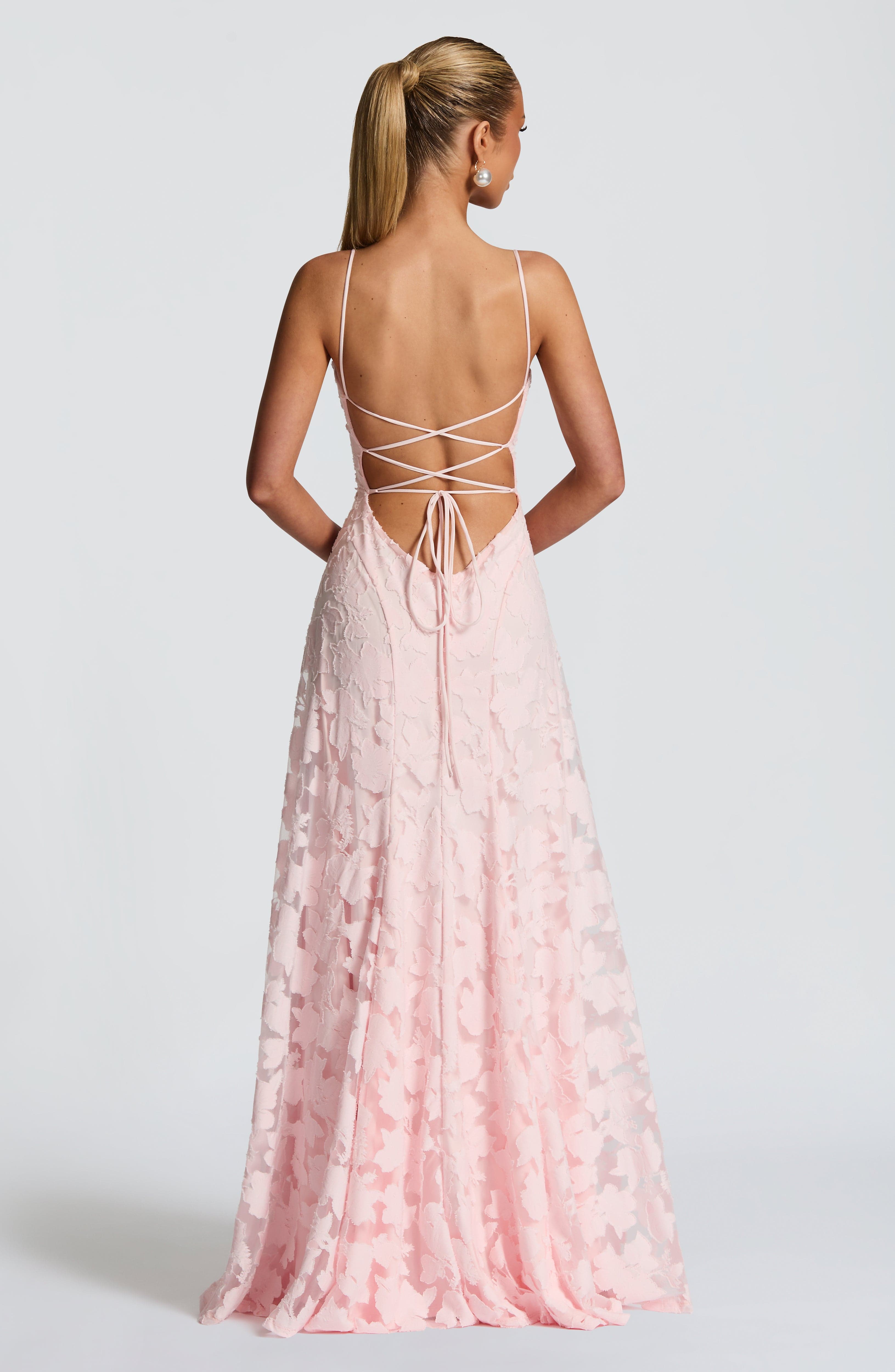 Alona - Vestido Maxi de Corsé de Encaje Elegante