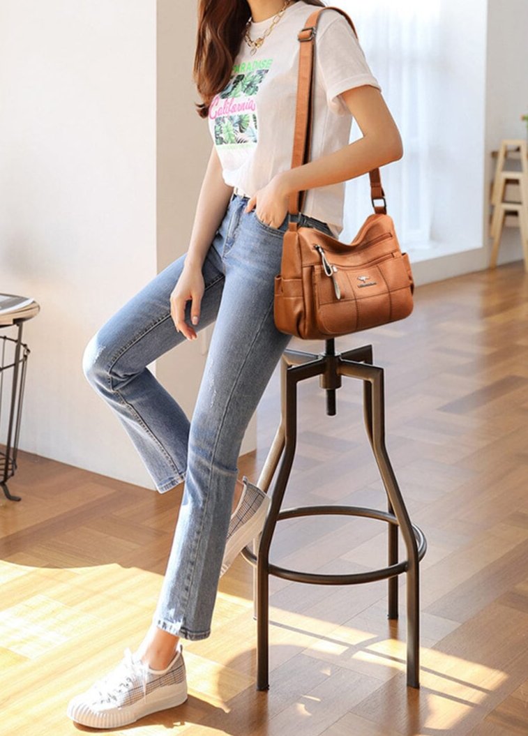 Bolso de Cuero de Lujo Zari
