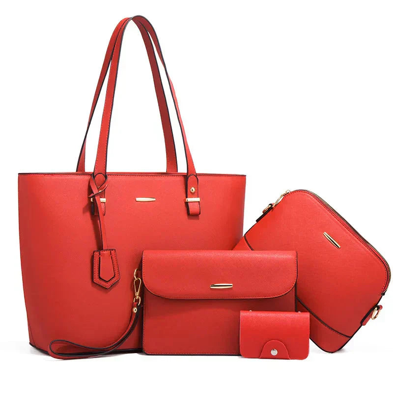 Ashby | Conjunto de bolso de mano y bandolera de cuero versátil de 3 piezas