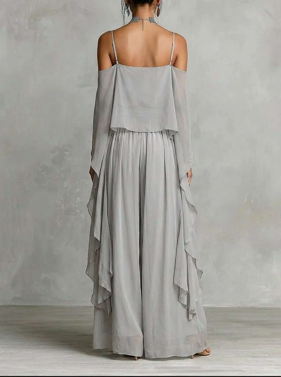Conjunto fluido con hombros descubiertos Ivah™