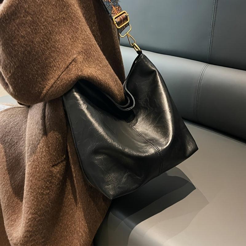 Embjørg | Bolso de Hombro Clásico con Correa Ajustable y Patrón
