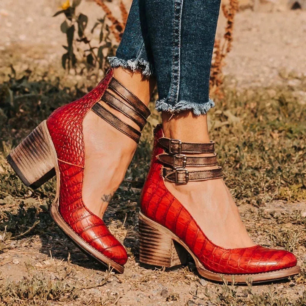 Sorellina - Botines de Cuero Chic