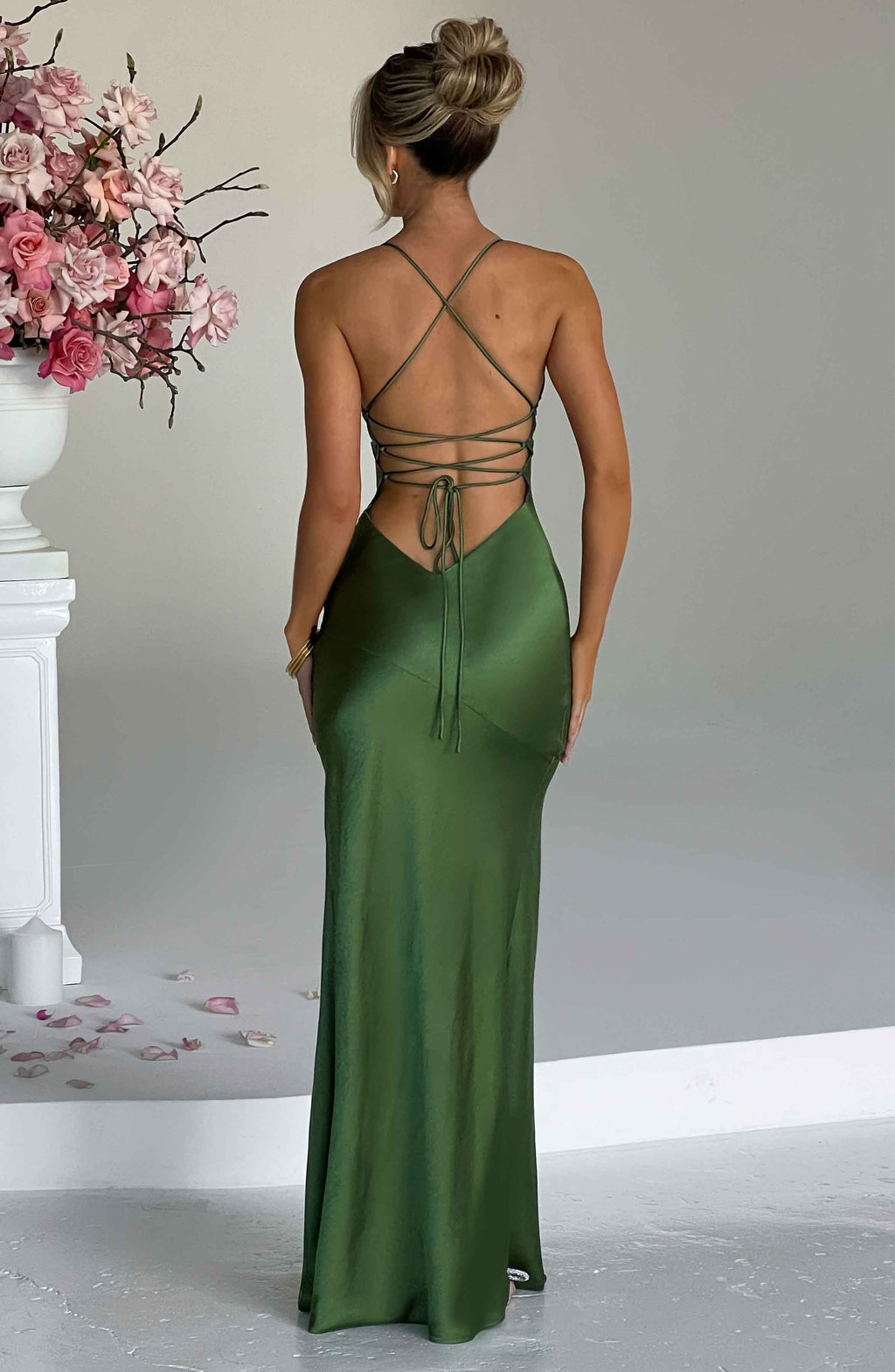 Vestido Maxi Sophia Satén
