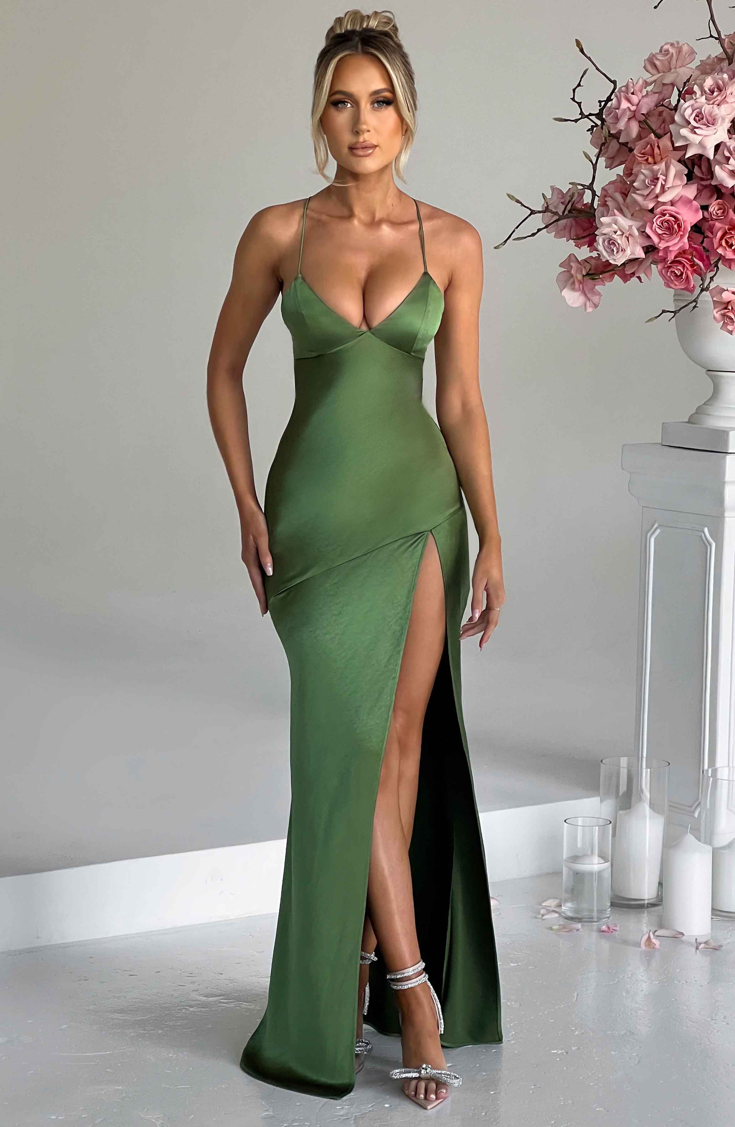 Vestido Maxi Sophia Satén