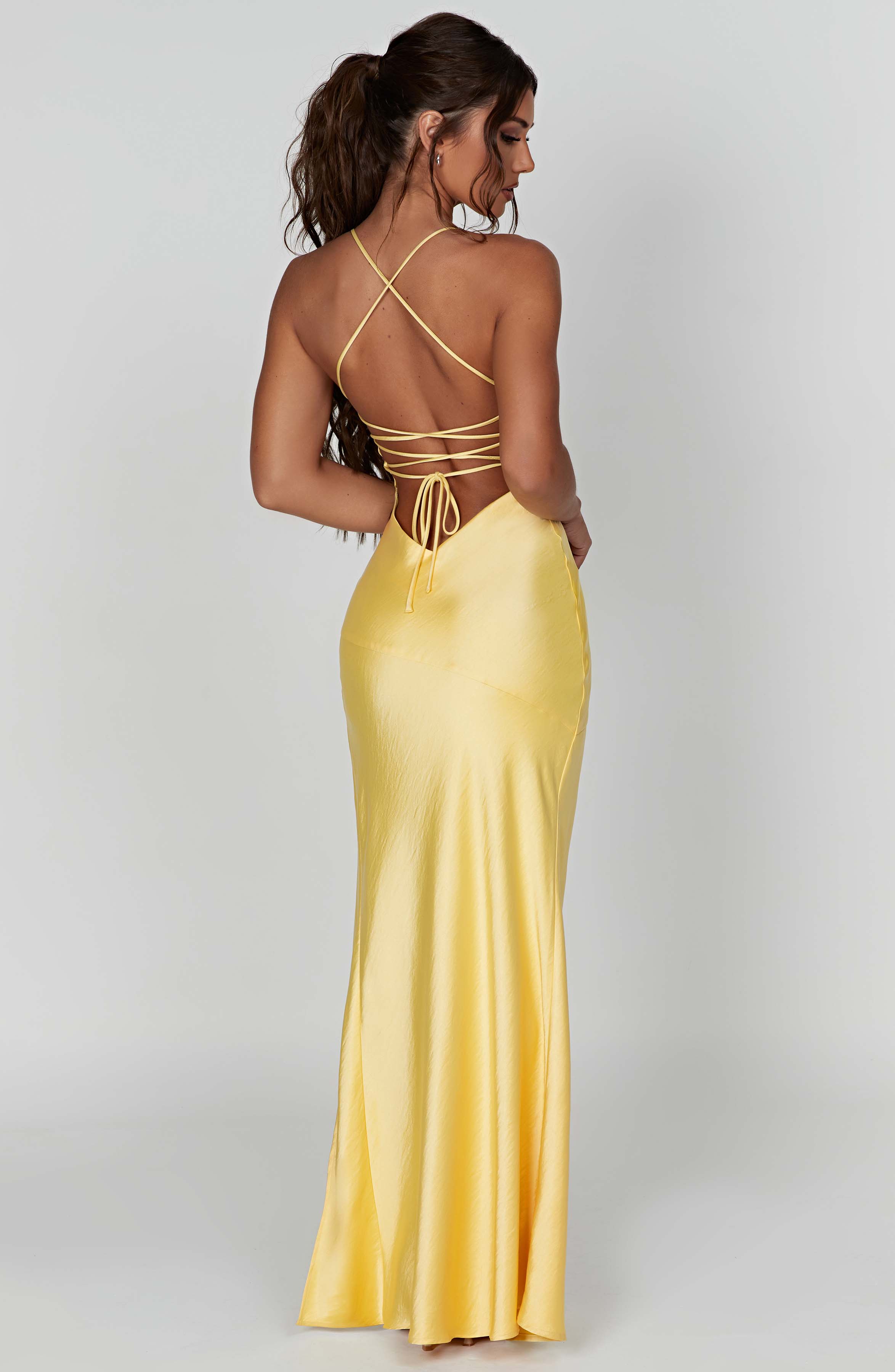 Vestido Maxi Sophia Satén