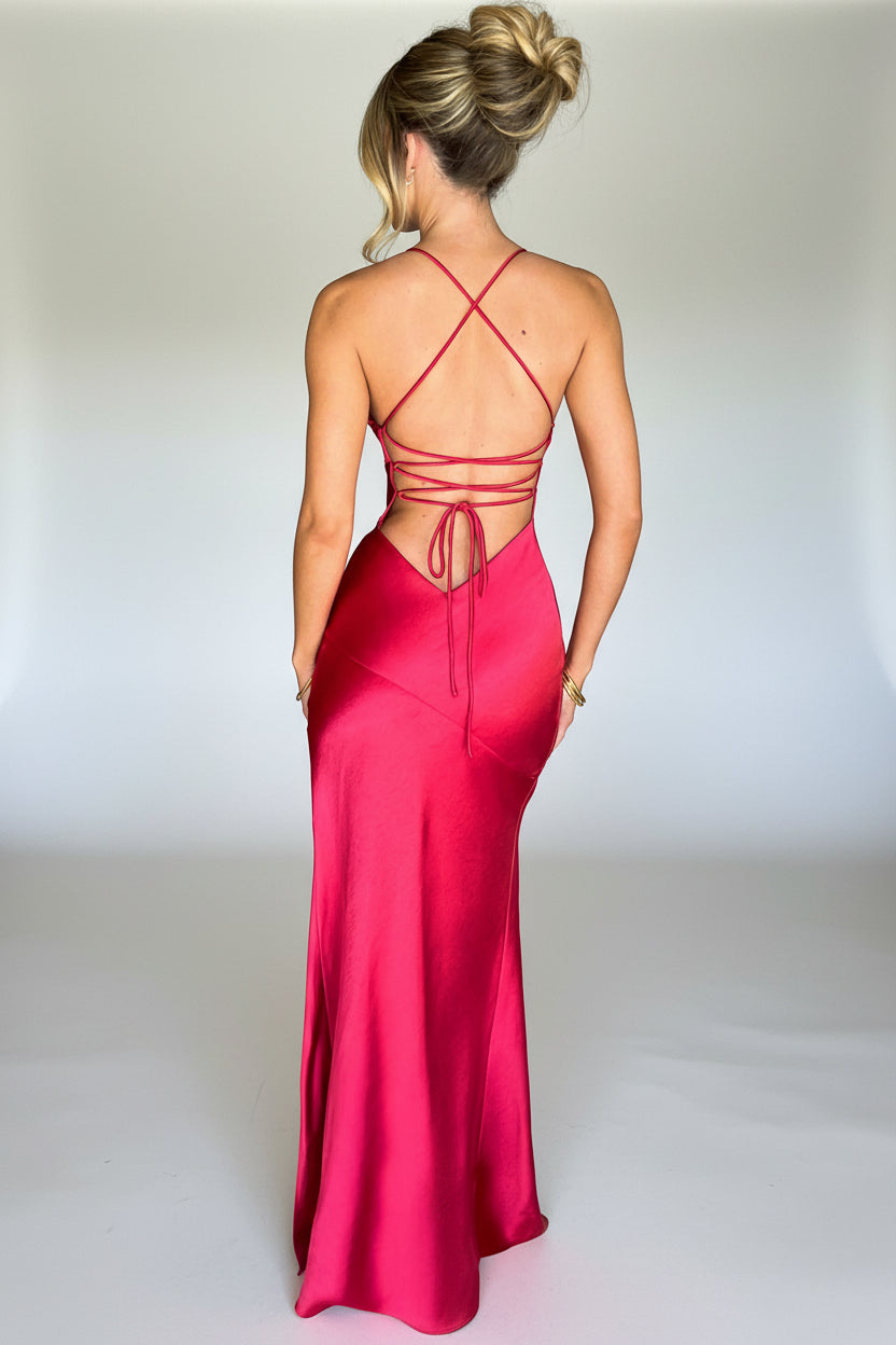 Vestido Livia Satin Maxi