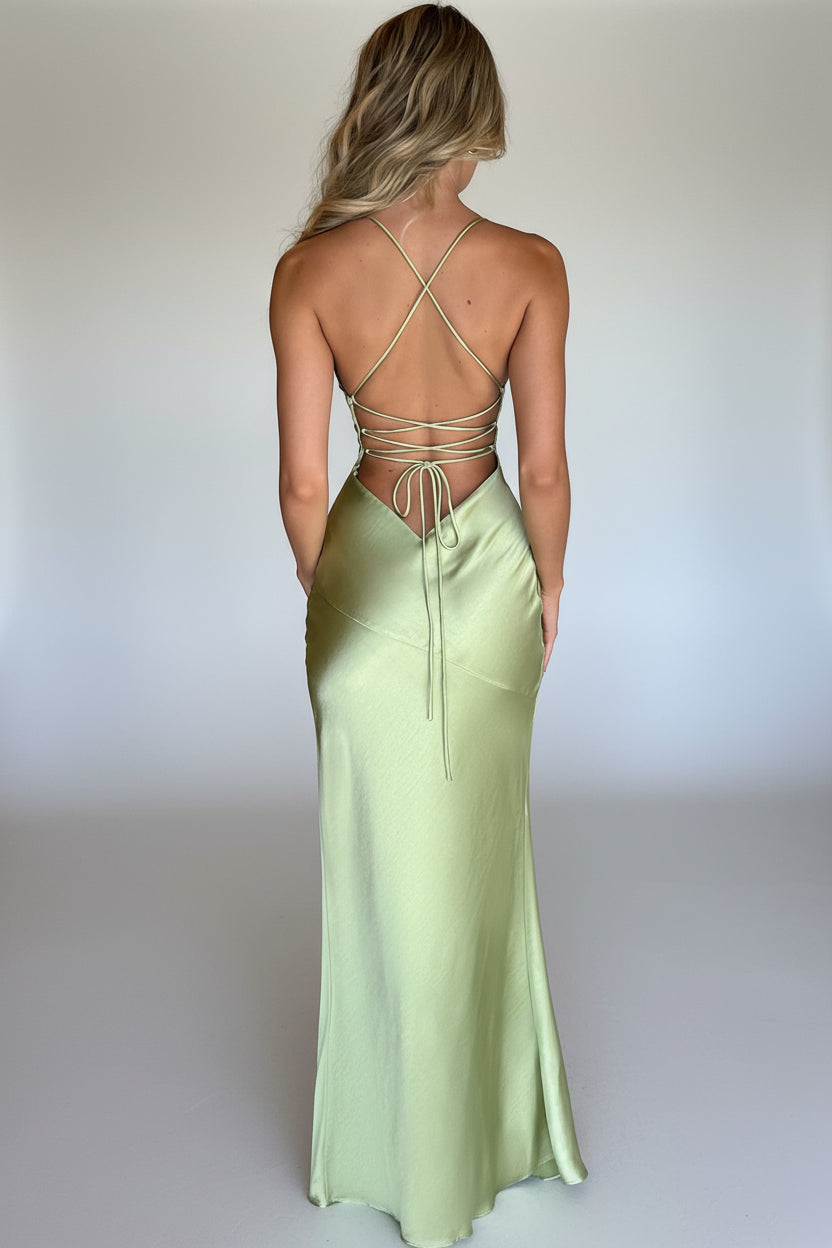 Vestido Livia Satin Maxi