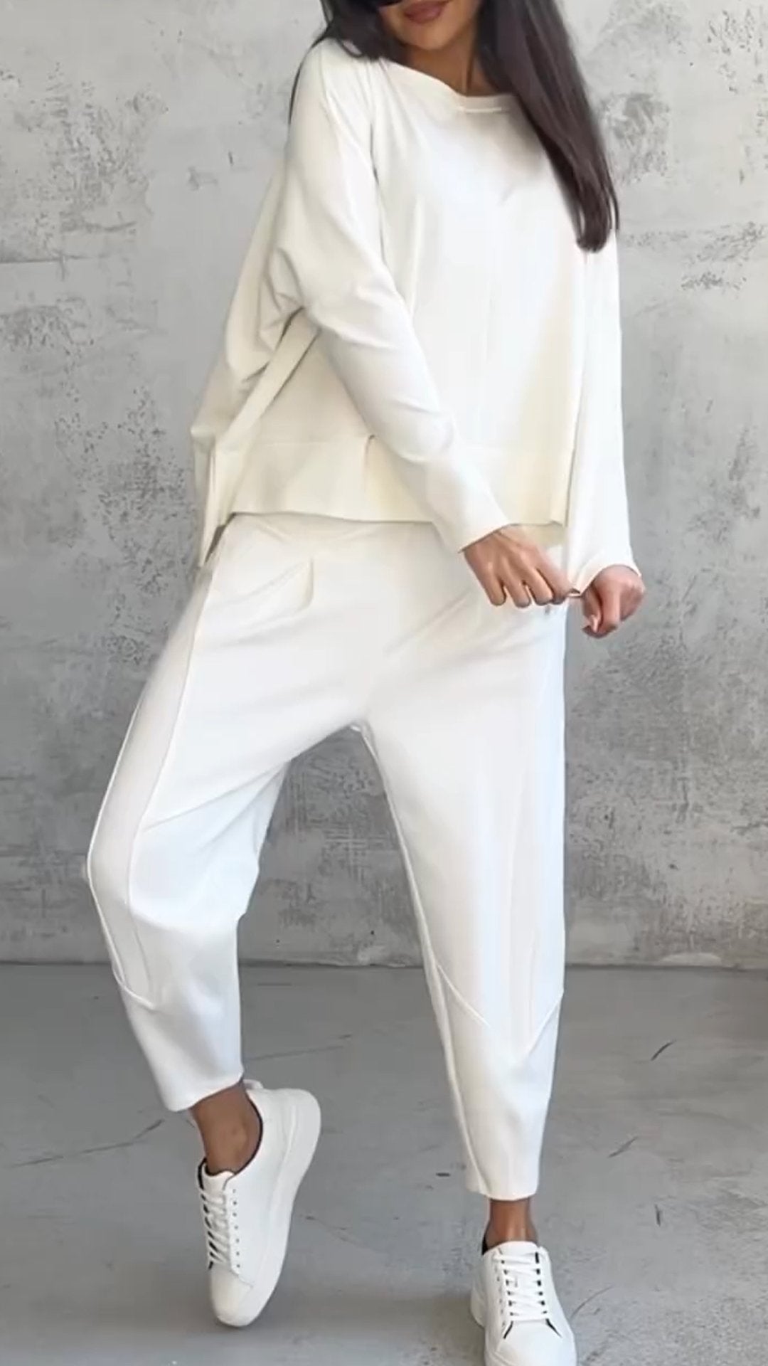 RUE – CONJUNTO MINIMALISTA RELAJADO DE DOS PIEZAS