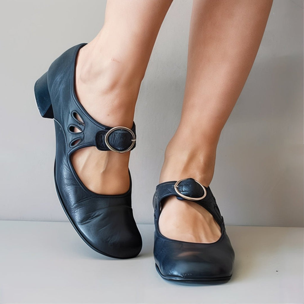 Lizzy - Sandalias de lujo de cuero