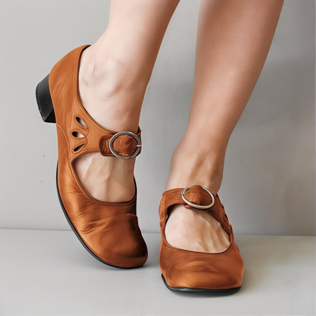 Lizzy - Sandalias de lujo de cuero