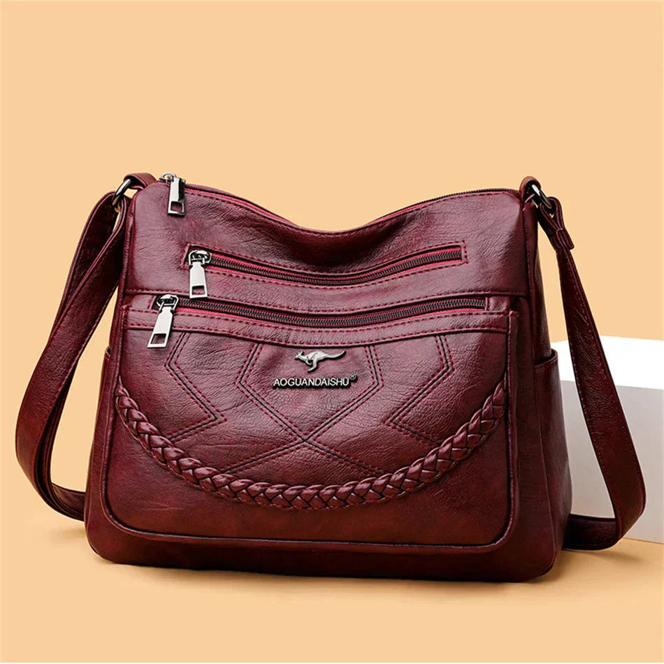 Azalea | Bolso de diseñador de cuero PU suave de lujo