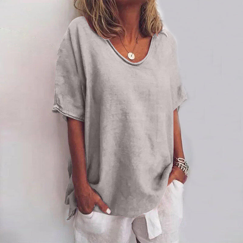 ANNA: BLUSA CÓMODA Y AMPLIA EN LAS REDONDECES