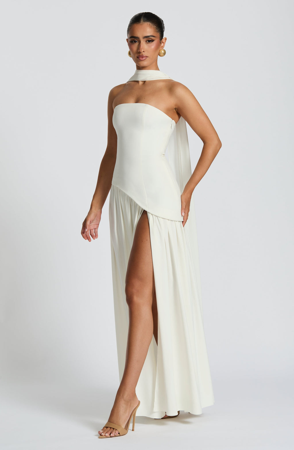 Vestido Maxi Jardín Lila