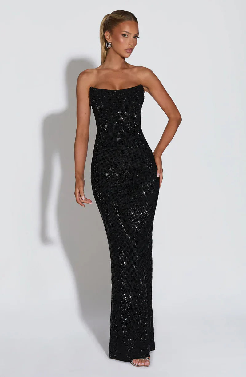 Marivelle Vestido Maxi de Cristal