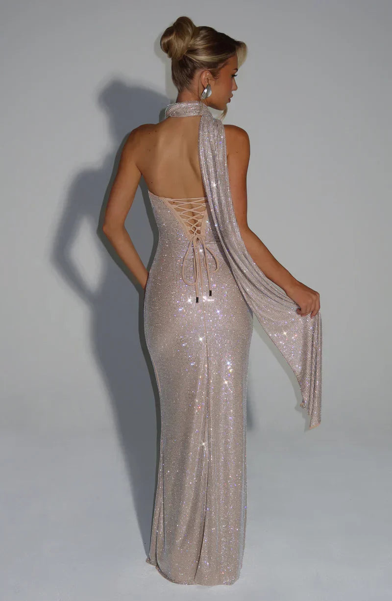 Marivelle Vestido Maxi de Cristal