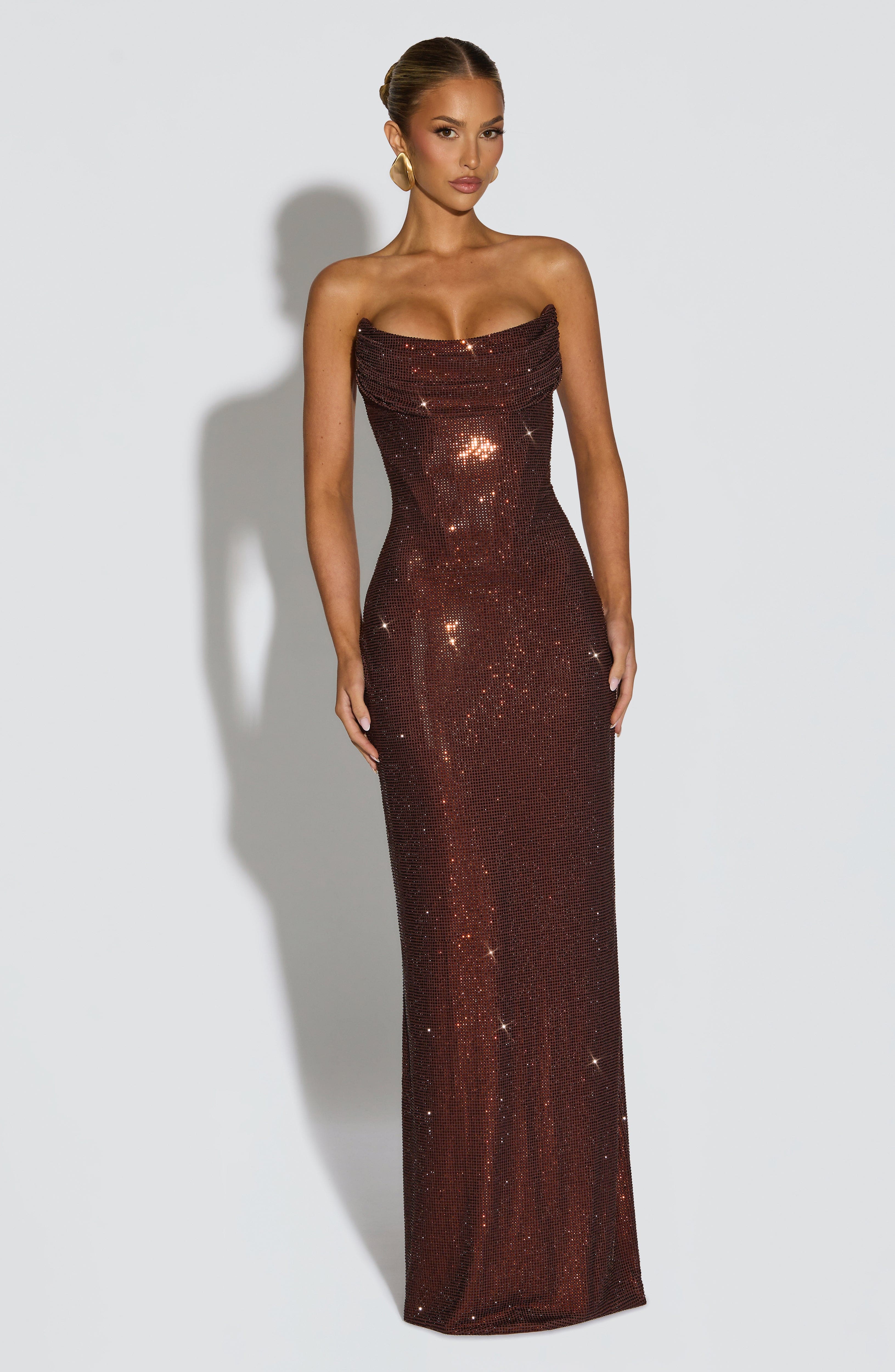 Marivelle Vestido Maxi de Cristal