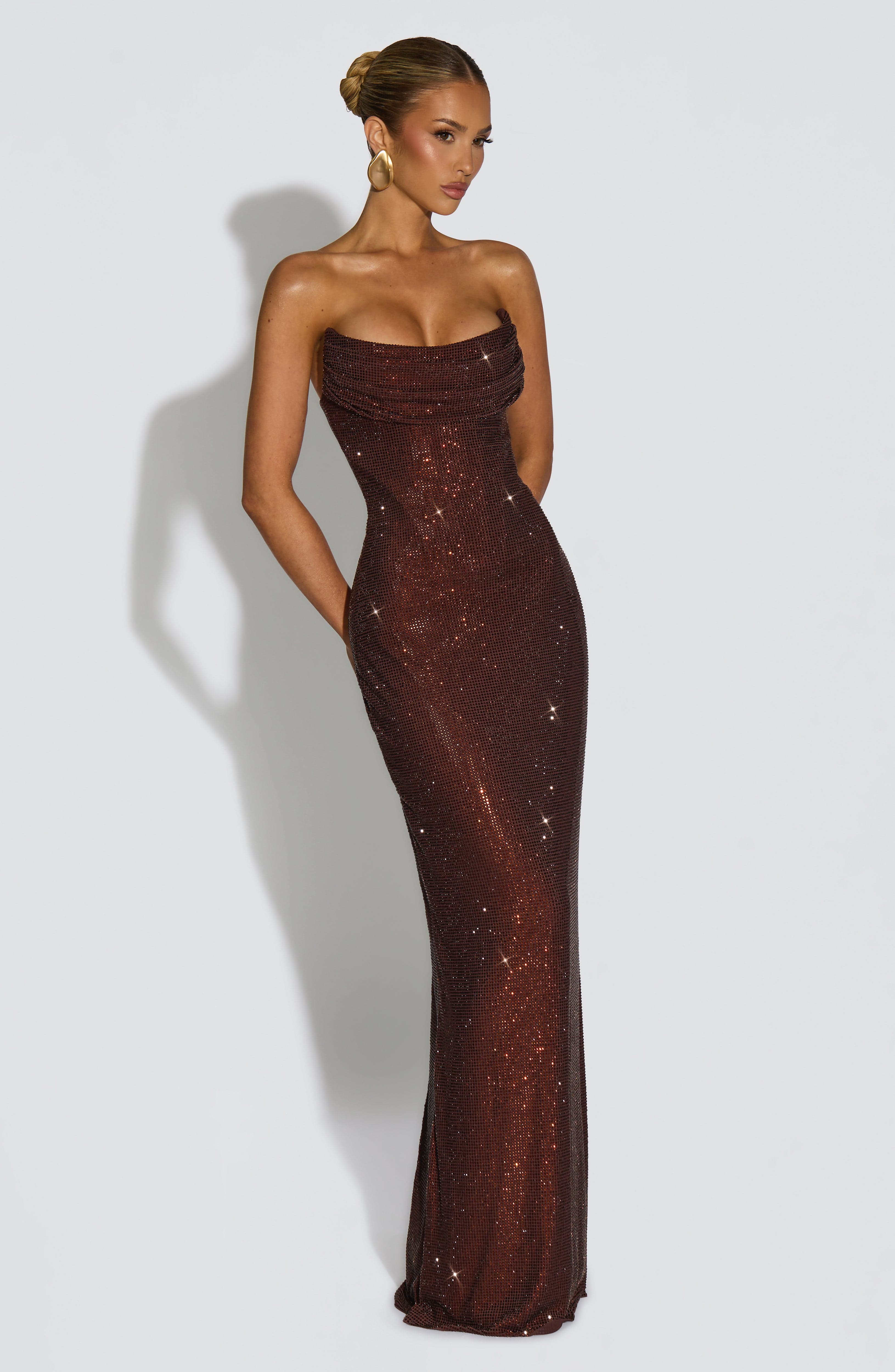 Marivelle Vestido Maxi de Cristal
